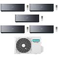 climatizzatore energy pro x black penta split 9+9+9+9+9 con 5amw105u4rqc inverter wi-fi r-32 classe