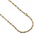 collana uomo in oro giallo e bianco 803321717537