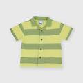 camicia a maniche corte da bambino verde taglia 24m