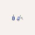 orecchini lobo jasmine oro bianco tanzanite diamante collezione jasmine oro bianco