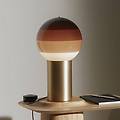 lampada da tavolo dipping light altezza 22 cm marrone/ottone