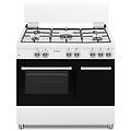 - cucina elettrica ss590ew 5 fuochi a gas forno elettrico classe a dimensioni 90 x 60 cm colore