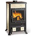 stufa a legna rossella r1. 16 ceramica liberty panna 9 kw 258 mc