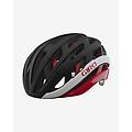 casco helios spherical mips nero mate bianco rosso s