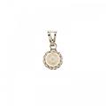 ciondolo oro bianco con perla 803321734332