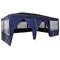 - tenda da festa con 10 pannelli laterali blu 6x4 m in pe