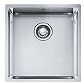 lavello 1 vasca (44x45cm) bxx 210 110 40 box inox spazzolato 127 0369 215