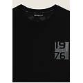 t-shirt manica lunga con stampa 1976 jet black uomo large