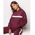 felpa con cappuccio in cotone fila x y-sport / mosto / l mosto