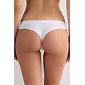 slip brasiliana in cotone donna bianco taglia 4