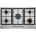 kgs9536sx kgs9536sx piano cottura 5 fuochi a gas 90 cm griglie in ghisa colore inox