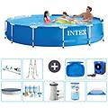 - piscina fuori terra in giro 366x76 cm blu include accessori coordinati a1621
