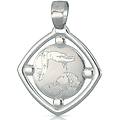 medaglia ciondolo da battesimo oro bianco 803321714902