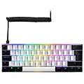 sharkoon tastiera gaming usb kailh red qwerty sgk50 s4 retroilluminata colore bianco (layout