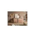 amsterdam #128 credenza in legno di acacia laccato / natur 135x45x75