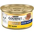 gold mousse e pat&eacute; 48 x 85 g umido per gatto pat&eacute; pollo
