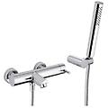 miscelatore esterno per vasca con doccino serie stick sk023cr cromato ottone