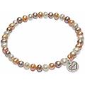 bracciale di perle donna argento 925 gioiello yel303-s12