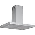cappa ad isola 4110. 9 drop control argento l 90 cm