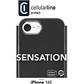 sensation cover soft touch nera per iphone 16e