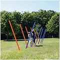 gioco slalom agility per cane 1pz