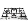 ariston pcn 642 ix/har piano cottura 4 fuochi a gas da incasso larghezza 60 cm colore inox pcn 642