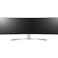 49wq95x-w 124 46cm (49") dqhd 32 9 ips curved monitor hdmi/dp/us...