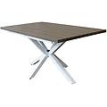 milanihome. it tavolo da pranzo allungabile di design cm 90 l x 160 p x 75 hdi cemento 160 x 75 x 90