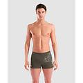 shorts da bagno uomo dark sage-white