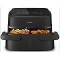 friggitrice ad aria airfryer serie 1000 doppio cestello 7. 1l na150/00