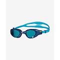 occhiali nuoto the one blu navy con lenti trasparenti blu bambini