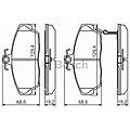 bosch kit pastiglie freno 986424214