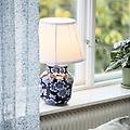 lampada da tavolo fanny blu/bianco ceramica 47 cm e27