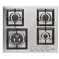 piano cottura gas 4 zone plano in inox (60cm) piap601inws