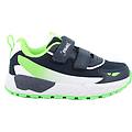 sneakers da bambino blu con strap taglia 34