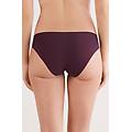 slip in cotone senza cuciture donna bordeaux taglia 3