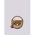 borsa bicolor con tracolla