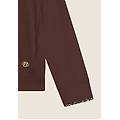 felpa donna con zip e cappuccio con interno leopardato allover leopard + brown donna medium