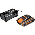 caricatore e batteria powershare wa3601