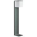 lampione da giardino led con sensore di moviemtno gl 80 led ihf cubo atracite h 63. 3 cm antracite