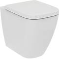 Ideal Standard Vaso Serie I Life B Terra Filo Muro Scarico Traslato In Ceramica 