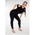 pantaloni push up wr. up curvy vita alta cotone organico nero donna extra small