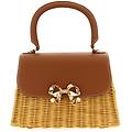 borsa a mano 'rattan mini bow bag'