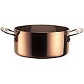 casseruola in trimetallo con coperchio linea toscana 24cm