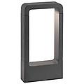 barcelona 75519 das led lampada paletti grigio scuro h 30cm