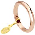 fede nuziale oro rosa francesina fascia stretta 4 grammi
