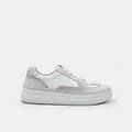 sneaker in suede da uomo grigio