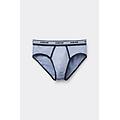 slip uomo in cotone superior con logo uomo azzurro taglia 4