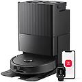 robot aspirapolvere qv 35s con base multifunzione aspirazione 10000 pa e lavapavimenti sollevabile