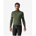 maglia fondo 2 manica lunga verde scuro argento riflettente s